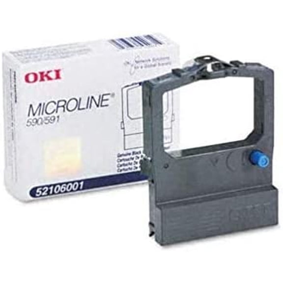 OKI 52106001 Ribbon Cartridge, Black