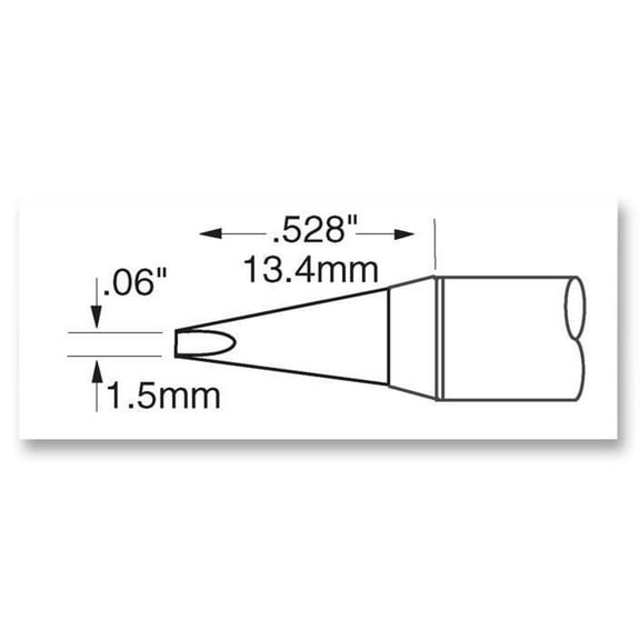 OKI METCAL - Conical Long Reach Soldering Tip 1.5mm