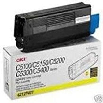 OKI Yellow Toner Cartridge (5,300 Yield) 46490617