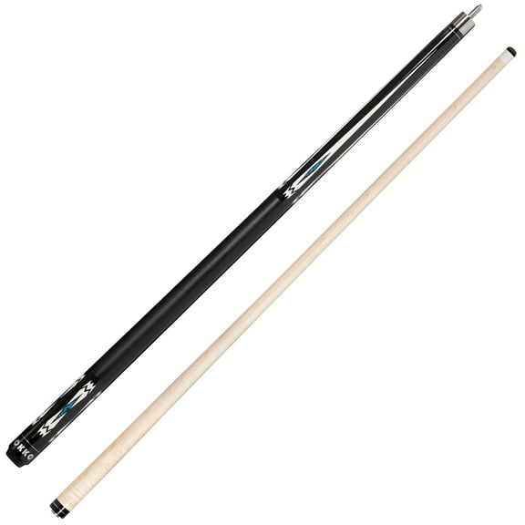 OKKO B-2 Pool Billiard Cue Stick 58, 13 mm Tip, w/Canadian Maple Shaft (19 oz)