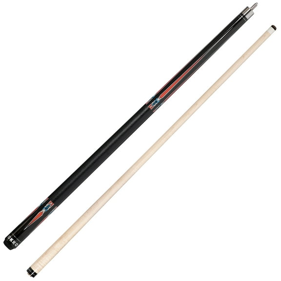 OKKO B-3 Pool Billiard Cue Stick 58, 13 mm Tip, w/Canadian Maple Shaft (20 oz)
