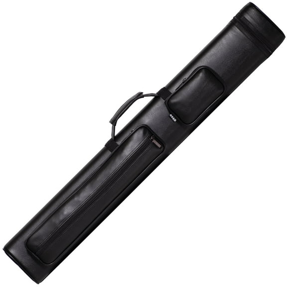 OKKO Billiard Pool Cue Hard Oval Case Black 2x4