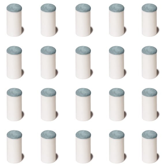 OKKO Billiard Pool Cue Slip-On Tips Soft, Pack of 20 (13 mm)