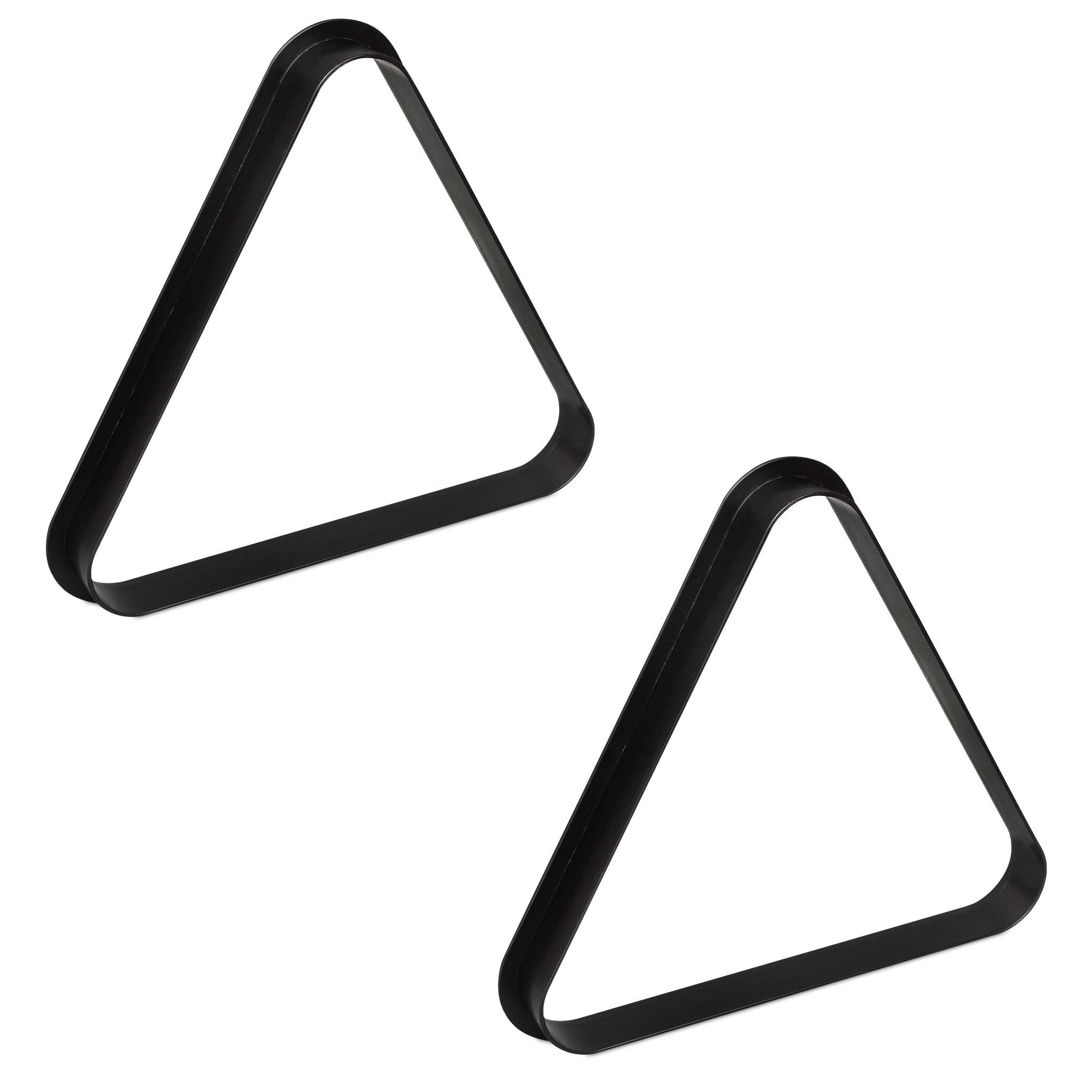 OKKO Billiard Pool Table Plastic 8 Ball Triangle Rack Black for ...