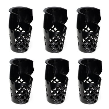 Pool Table Replacement Pockets Set - 6 Plastic Web Pockets For Billiard Tables | Includes Corner & Side Pockets With Hardware