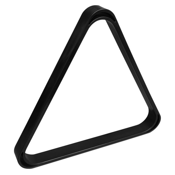 OKKO Billiard Russian Pyramid Table Deluxe Heavy-Duty Plastic Triangle Rack Black for 68 mm Pyramid Balls
