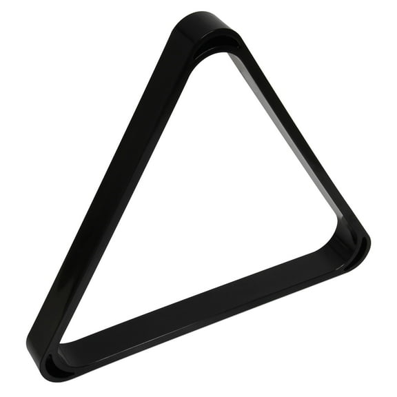 OKKO Billiard Snooker Table Deluxe Heavy-Duty Plastic Triangle Rack Black for 2 1/16 Snooker Balls