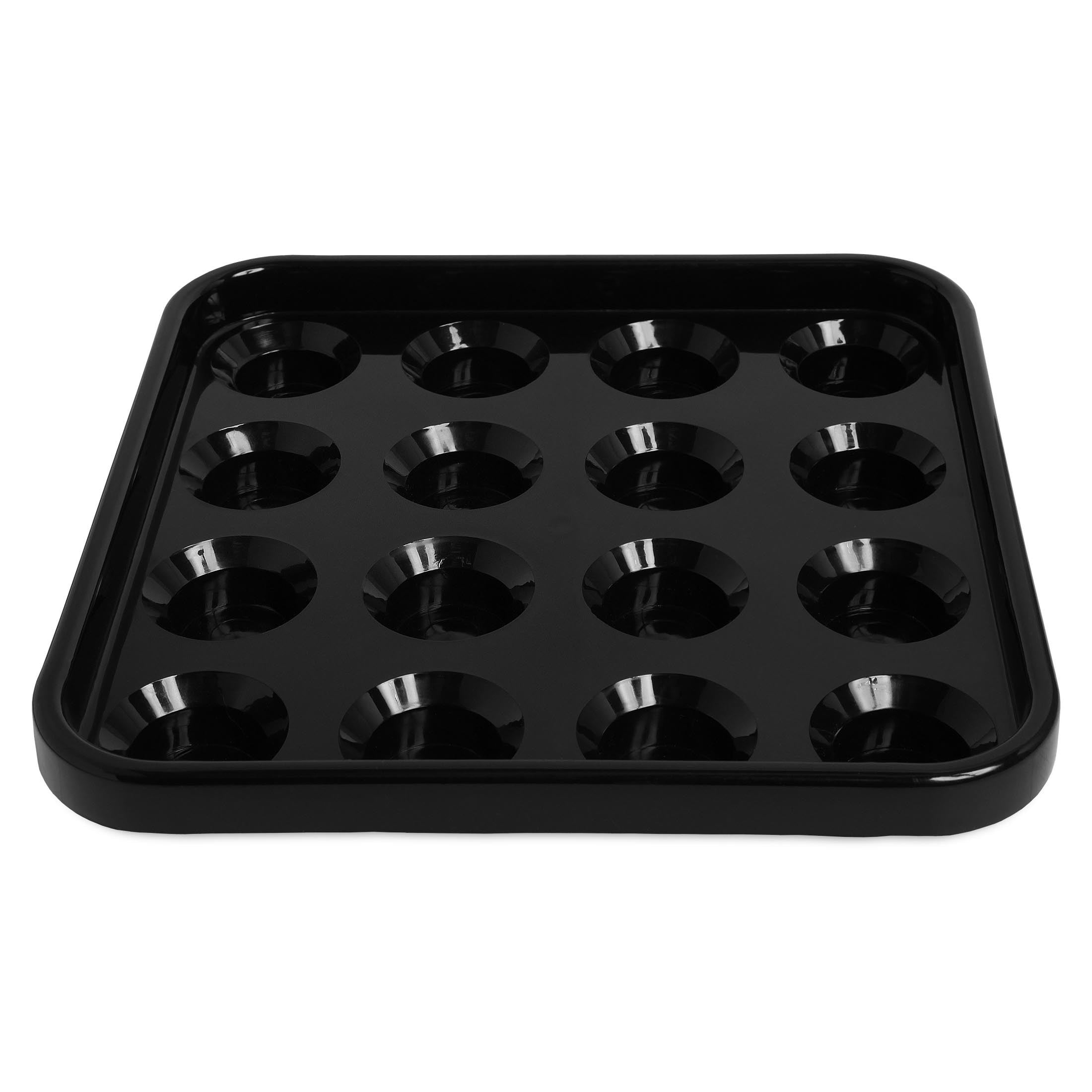 OKKO Plastic Billiard Pool Ball Tray for 16 Standard 2 Pool Balls