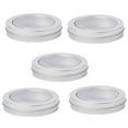 thumbnail image 1 of OKKVV 5PCS Candy Tin Boxes with Clear Window - Small Metal Can Handmade Sugar Cake Tin Box - 3.5x0.8in, 1 of 5