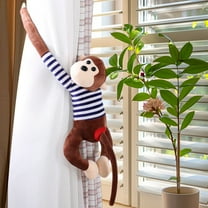 OKKVV 70cm Long Arm Monkey Plush Toy - Extra Large Huggable Stuffed Animal, Soft Cotton Hanging Decor for Kids Room, Cute Gift for Boys & Girls Ages 3 