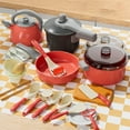 thumbnail image 1 of OKKVV Kids Pretend Play Kitchen Toy Set, 26‑Pcs Eco‑friendly Simulation Cuttable Food Tableware Playset, Fun Role‑play Cooking Kit For Toddlers Indoor Home Party Game Play., 1 of 6