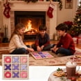 thumbnail image 1 of OKKVV Wooden Tic Tac Toe XO Board Game, Classic Early Educational Brain‑Teaser Toy, Kids Interactive Strategy Puzzle Game For Family Parent‑Child Game Play, 5.7 x 5.7 in B, 1 of 7