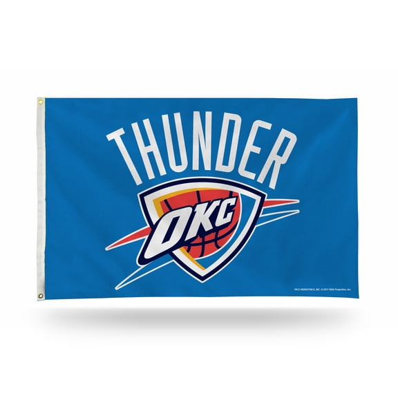 OKLAHOMA CITY THUNDER 3X5 BANNER FLAG