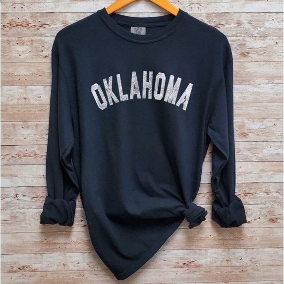 OKLAHOMA Graphic Garment dyed T-Shirt