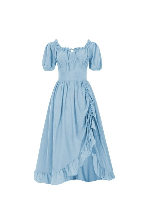 Women's Gothic Dresses Vintage Victorian Medieval Dresses 18th Century Wedding Dress Flowy Ball Gown Renaissance Dress