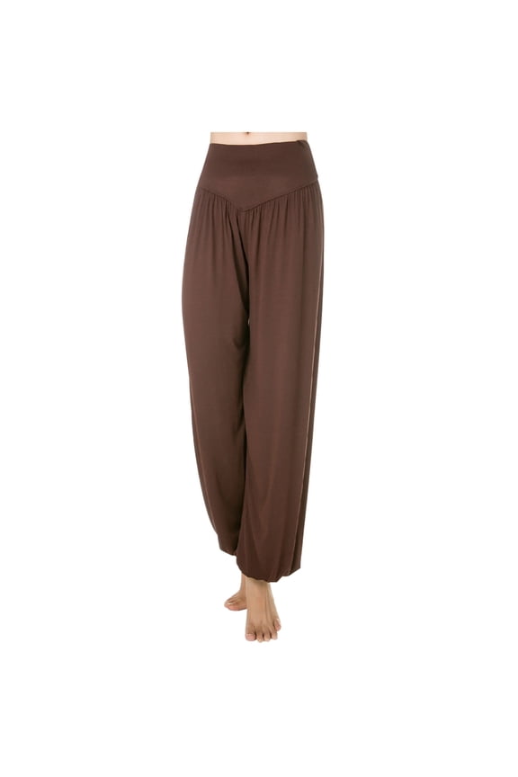 Super Soft Pants for Women Modal Harem Sweatpants Elastic Yoga Sweat Pants Solid Color Lightweight Pants for Dance Sports