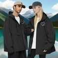 thumbnail image 1 of OKSALE Windbreaker Rain Jacket Women Trendy Lightweight Waterproof Hiking Raincoats with Hood Funny Chest Graphic Coat Comfy Travel Coats for Outdoor Camping Fishing, 1 of 8