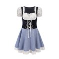 thumbnail image 1 of OKSALE Women's Oktoberfest Dresses Bavarian Carnival Maid Dress Beer Bar Waiter Dresses Short Sleeve Party Munich Outfit Oktoberfest Festival Clothes, 1 of 4