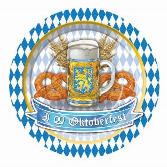 OKTOBERFEST PLATES-9"-8PCS