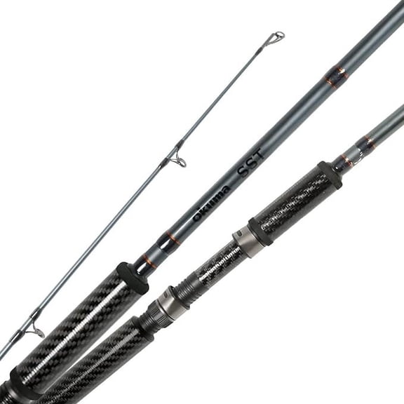 OKUMA SST-S-962-MGA Carbon Grip Rod, Gray, 9'6"