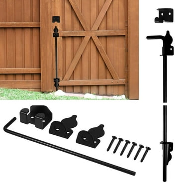 Heavy Duty Cane Bolt Gate Drop Rod Hardware Ground Latch for Wood Vinyl ...