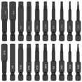 thumbnail image 2 of NSIoutlet 20-Piece Magnetic Impact Hex Head Drill Bit Set – 1/4 Inch Hex Shank (Metric & SAE) 2 of 5
