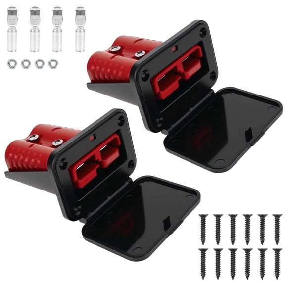OKYMOTOR 2Pcs 175A Quick Connect Plug Heavy Duty Performance Stable Electrical Conductivity for Winch Truck ATV RV and Trailer