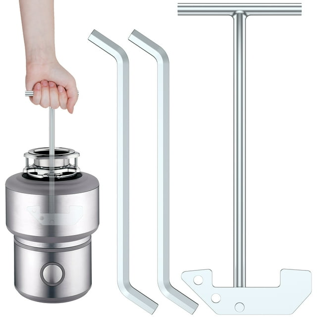 OKYMOTOR 3PCS Metal Garbage Disposer Wrench Set, WRN00 Compatible