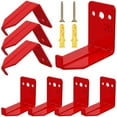 thumbnail image 1 of OKYMOTOR 8Pcs Universal Fire Extinguisher Mount, Hook Bracket Hangers for Fire Extinguisher up to 20 lbs, Compatible with Refillable, Water, Dry Powder or CO2 Fire Extinguishers, 1 of 2