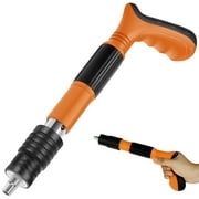 OKYMOTOR Manual Mini Steel Nail Gun Mini Nailer Tool Manual Wall Nail Fastening Tool Adjustable Wall Nail Guns for Ceiling®Manual Steel Nails Gun Tool, Concrete Nail Gun