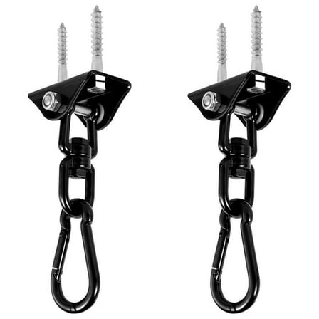 OKYMOTOR 2Pcs Swing Hangers,1000 LB Heavy Duty 304 Stainless Steel Swing Hardware 360° Swivel Swing Hook for Yoga Swing Hammock Chair