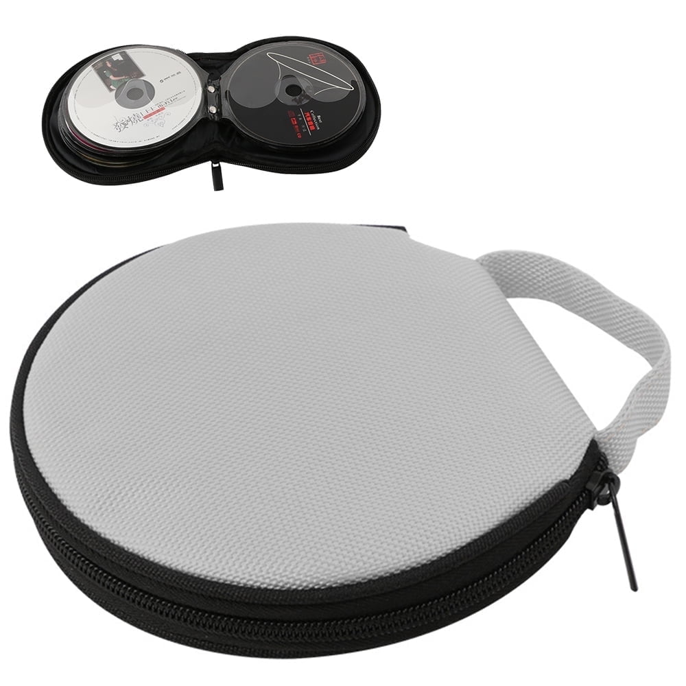 OKbus 20 CD/DVD Storage Case, Portable 20 CD/DVD Disc Case Bag Storage ...