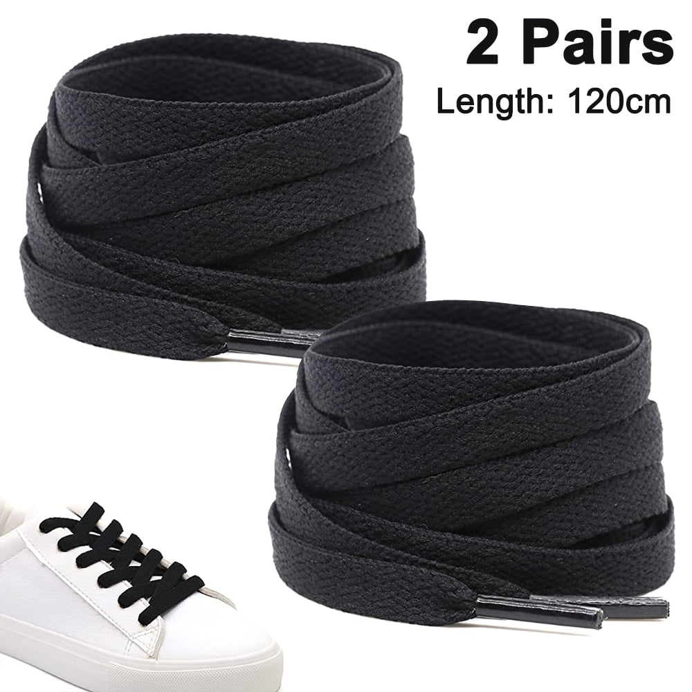 OKbus Flat Shoelaces Sneaker Shoe Lace (2 Pair) Flat Shoe String For