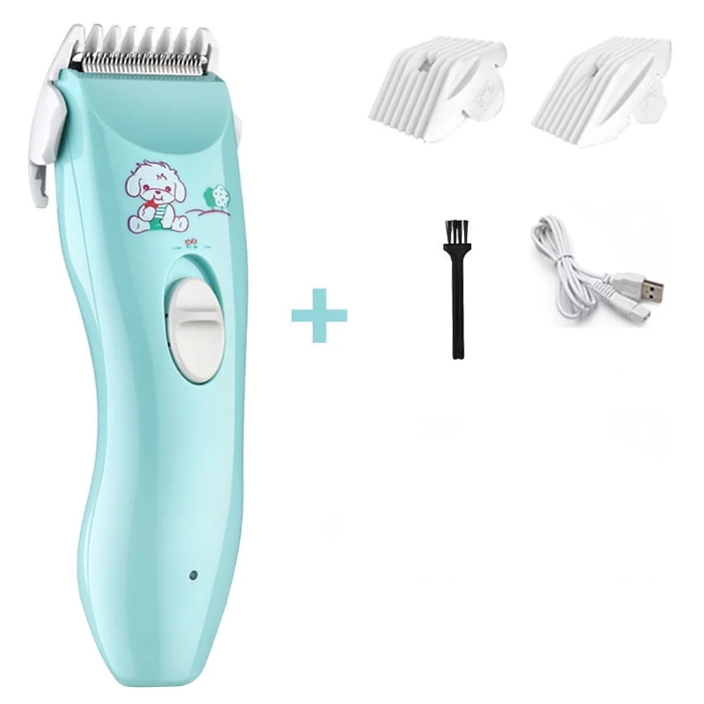 OKbus Quiet Baby Hair Clippers, Lower Noise Haircut Trimmers for Children with Autism and Sensory Sensitivity, Babies Infant Kids Waterproof Hair Cutting Kits