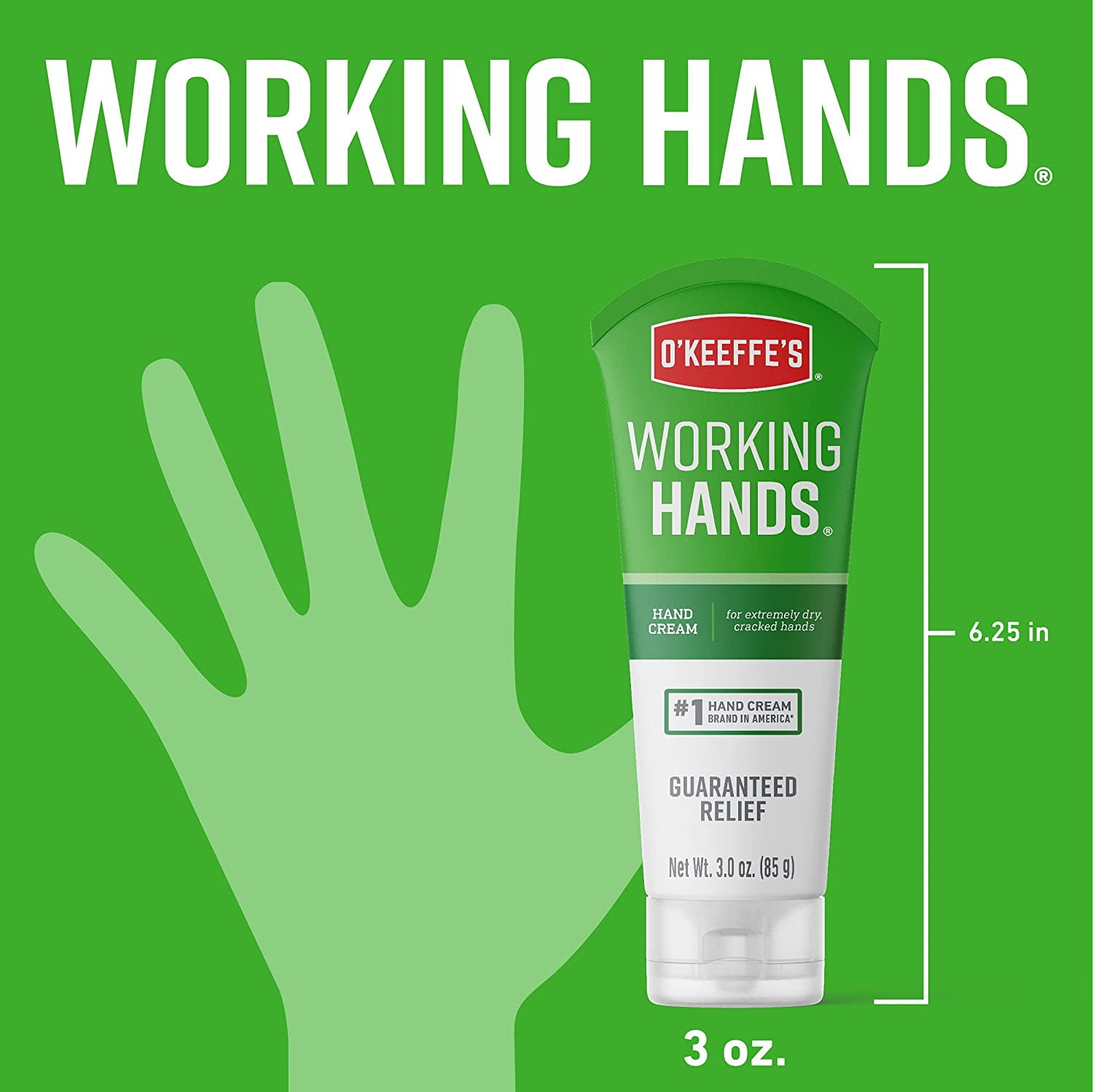 O'Keeffe's Working Hands Hand Cream, 3.0 oz, 2-Pack