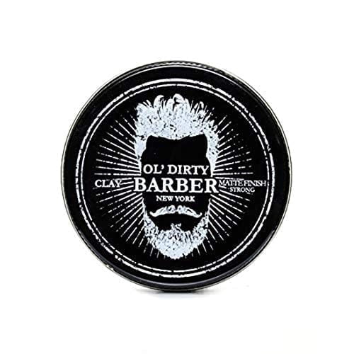 OL' DIRTY BARBER Styling Clay for Men - Strong Hold, Matte Finish, Water-Based, 3.4oz, 1 Pack