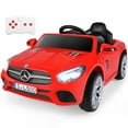 thumbnail image 1 of OLAKIDS 12V Electric Kids Ride on Car, Licensed Mercedes Benz SL500 Toy Car with Remote Control, MP3 Plug, USB, 2 Speeds, LED Lights, Battery Powered Toy Vehicle for Toddler Children (Red), 1 of 11