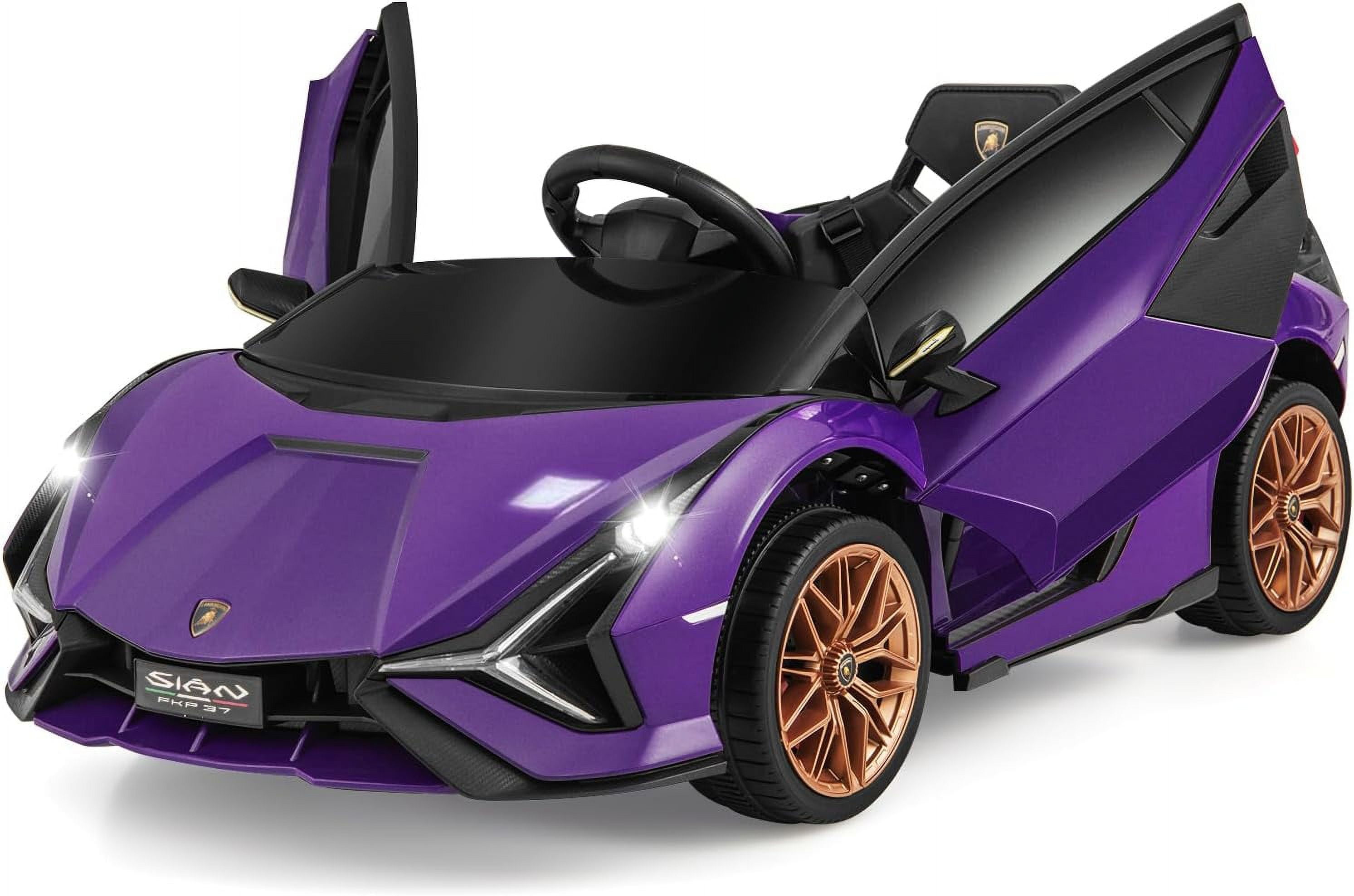Purple lamborghini toy car on sale