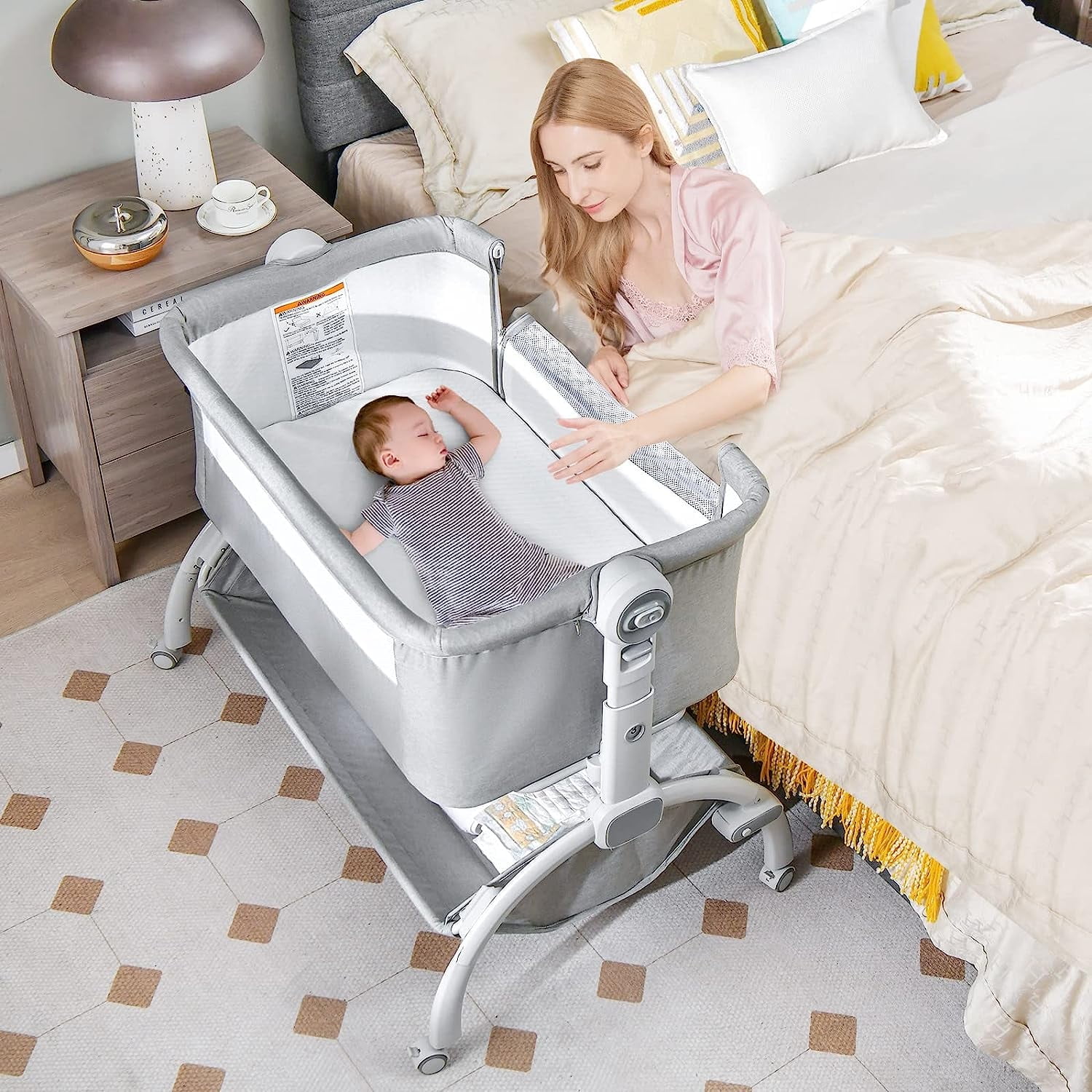 Folding Portable Crib Mika Micky Bassinet Instructions Sale Mika