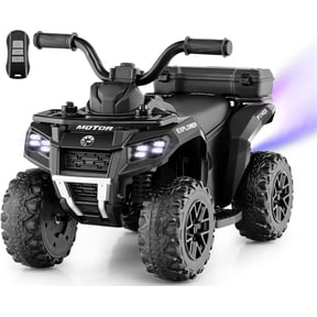 OLAKIDS Kids ATV with Spray Function, Remote Control, Storage Trunk, 6V Electric Toddler Ride on Toy