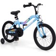 OLAKIDS Kids Bike, 16 18 Inch Toddlers Bike with Training Wheels Flash