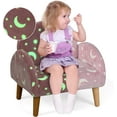 thumbnail image 1 of OLAKIDS Kids Sofa with Glow in The Dark, Toddler Armchair Couch with Solid Wooden Frame Anti-Tipping, Upholstered Comfy Foam Children Chair for Kindergarten Playroom Preschool, Gift for Boys Girls, 1 of 9