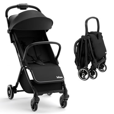 OLAKIDS Lightweight Baby Stroller, 1 Second Fold, Compact Travel Stroller for Airplane with Aluminium Frame, Adjustable Backrest and Canopy, Foldable Infant Toddler Stroller