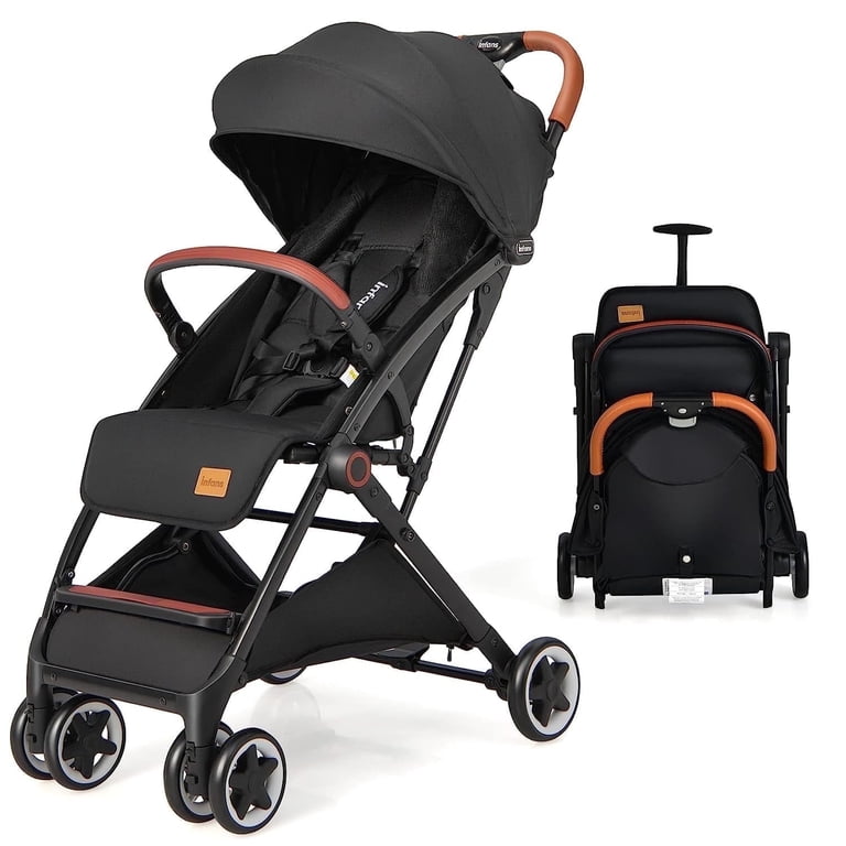 Airplane Best Stroller Compact INFANS Lightweight Toddler Stroller, Compact  One-Hand Fold, Travel