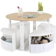 thumbnail image 1 of OLAKIDS Toddler Table and Chair Set, Wooden Table and 4 Chairs with Nesting Design, Storage Drawers, Children Multi-Activity Table for Art, Crafts, Draw, Read for Boys Girls Aged 3+, 1 of 9
