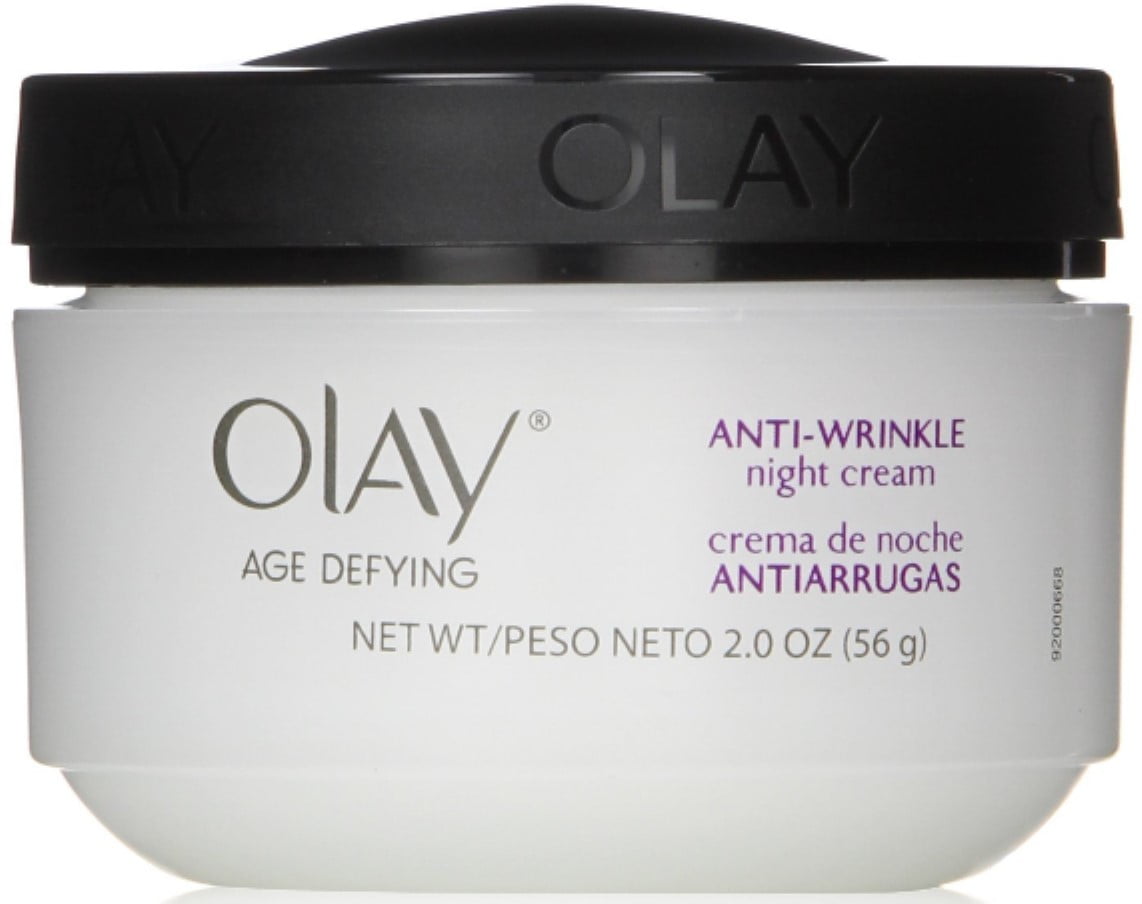 OLAY Age Defying Anti-Wrinkle Replenishing Night Cream 2 oz (Pack of 2)