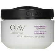 OLAY Age Defying Anti-Wrinkle Replenishing Night Cream 2 oz Pack of 6