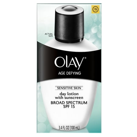 OLAY Age Defying Sensitive Skin Lotion, SPF15, 3.4 fl. oz.