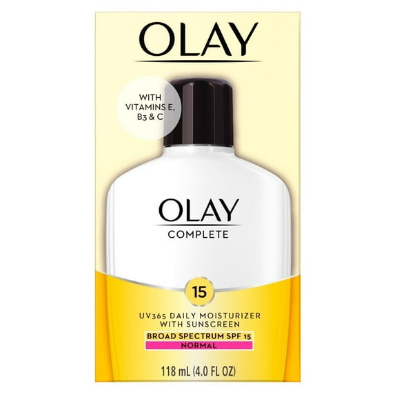 OLAY Complete Daily Moisturizer for Normal Skin, SPF 15, 4 fl oz 6 Pack