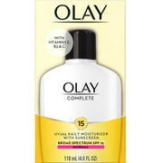 OLAY Complete UV 365 Daily Moisturizer With Sunscreen, SPF 15, Normal Skin 4 oz Pack of 2